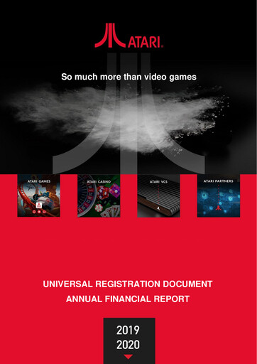Miniature ATARI Document d'enregistrement universel 2020