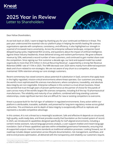 Thumbnail kneat.com Annual Report 2025