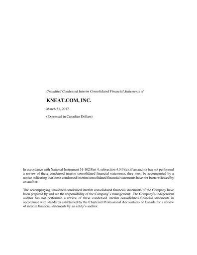 Thumbnail kneat.com Quarterly Report 2017-q1
