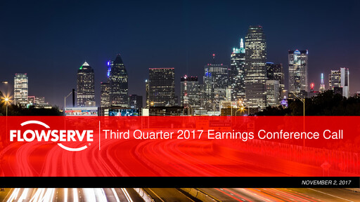 Thumbnail Flowserve
 Quarterly Report 2017-q3