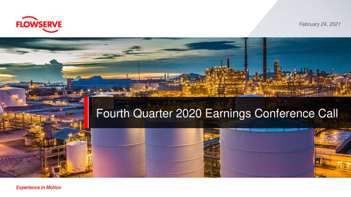 Thumbnail Flowserve
 Quarterly Report 2020-q4