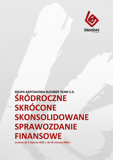 Vorschaubild Bloober Team Finanzmitteilung 2025-h1