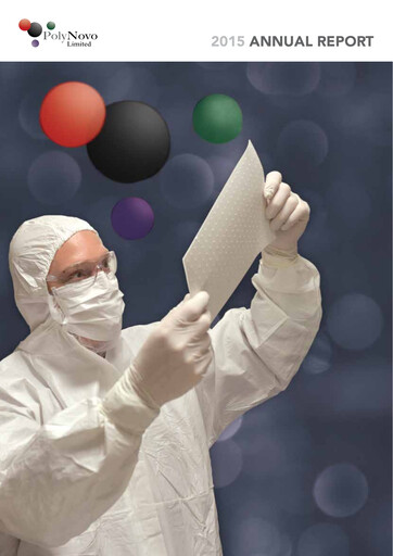 Thumbnail PolyNovo Annual Report 2015