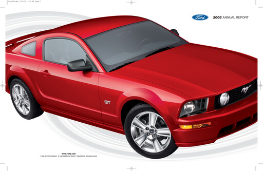 Thumbnail Ford Annual Report 2003