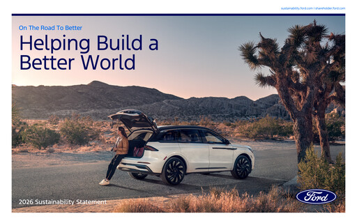 Thumbnail Ford Sustainability Report 2026