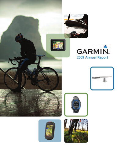 Thumbnail Garmin Annual Report 2009