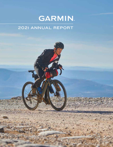 Thumbnail Garmin Annual Report 2021