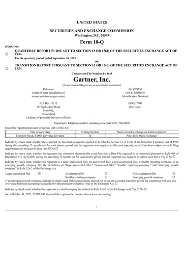 Thumbnail Gartner Quarterly Report 2025-q3