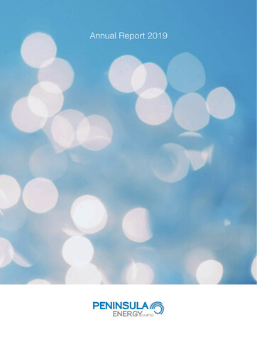 Thumbnail Peninsula Energy Annual Report 2019