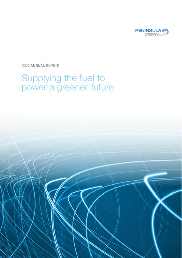 Thumbnail Peninsula Energy Annual Report 2022