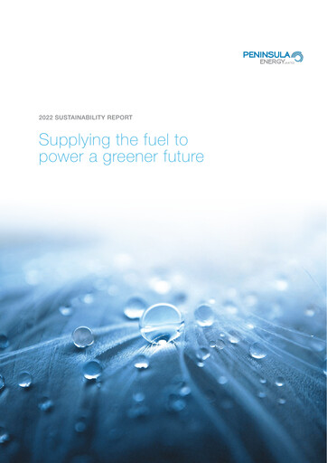 Thumbnail Peninsula Energy Sustainability Report 2022