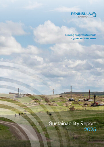 Thumbnail Peninsula Energy Sustainability Report 2025