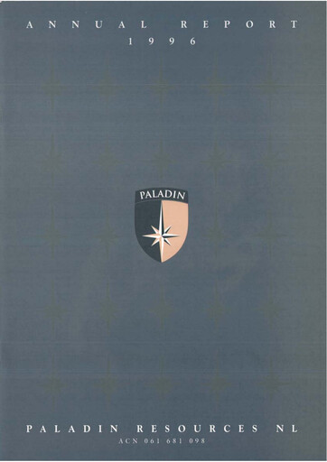 Thumbnail Paladin Energy Annual Report 1996