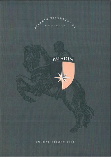 Thumbnail Paladin Energy Annual Report 1997