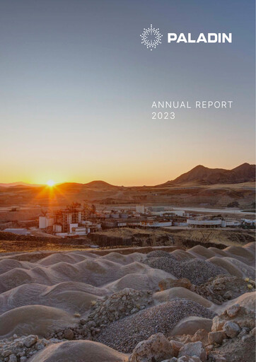 Thumbnail Paladin Energy Annual Report 2023