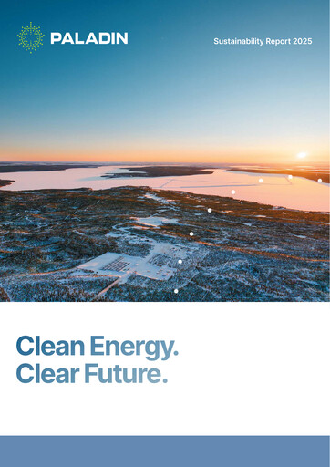 Thumbnail Paladin Energy Sustainability Report 2025