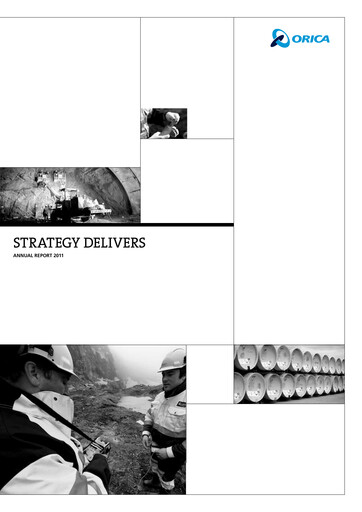 Thumbnail Orica Annual Report 2011