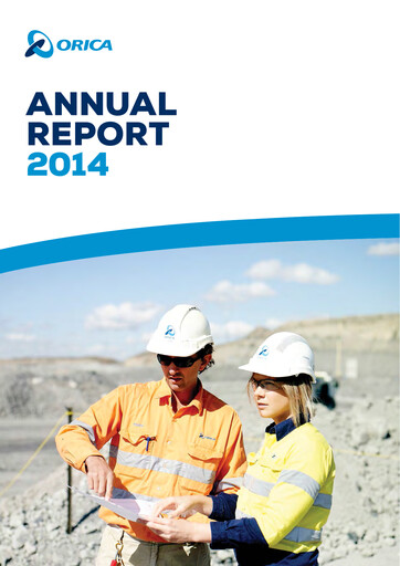 Thumbnail Orica Annual Report 2014