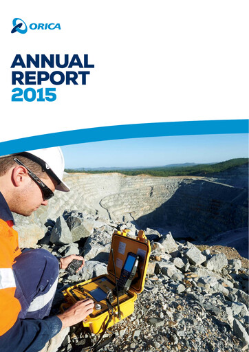 Thumbnail Orica Annual Report 2015