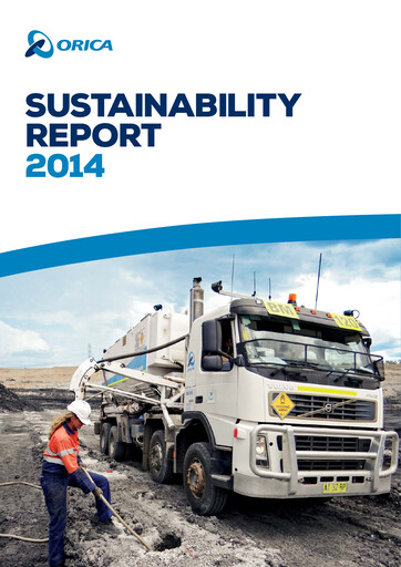 Miniature Orica Rapport de durabilité 2014