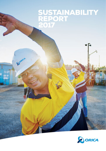 Miniature Orica Rapport de durabilité 2017