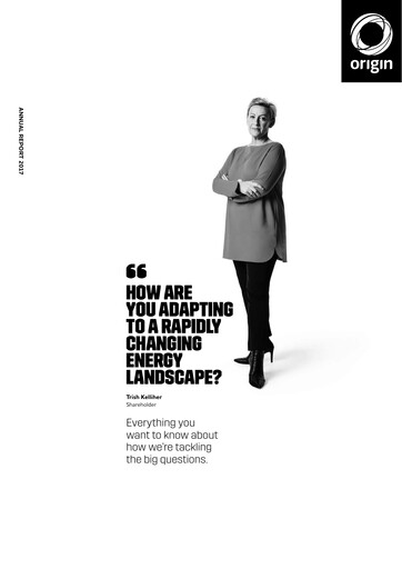 Thumbnail Origin Energy Annual Report 2017