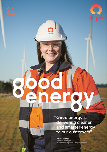 Thumbnail Origin Energy Annual Report 2019