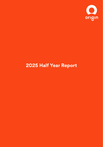 Thumbnail Origin Energy Half-year Report 2025-h1