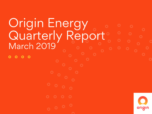 Thumbnail Origin Energy Quarterly Report 2019-q3