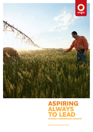 Thumbnail Origin Energy Sustainability Report 2011