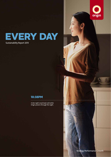 Thumbnail Origin Energy Sustainability Report 2013