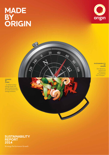 Thumbnail Origin Energy Sustainability Report 2014