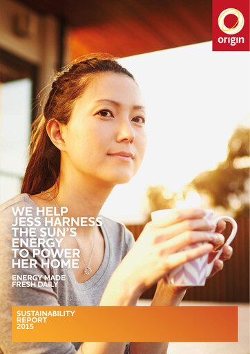 Thumbnail Origin Energy Sustainability Report 2015