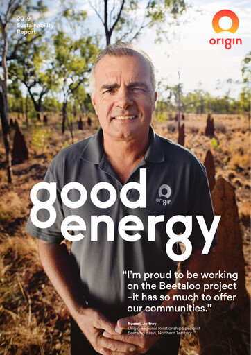 Thumbnail Origin Energy Sustainability Report 2019