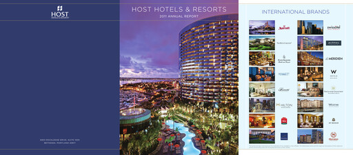 Miniature Host Hotels & Resorts
 Rapport annuel 2011