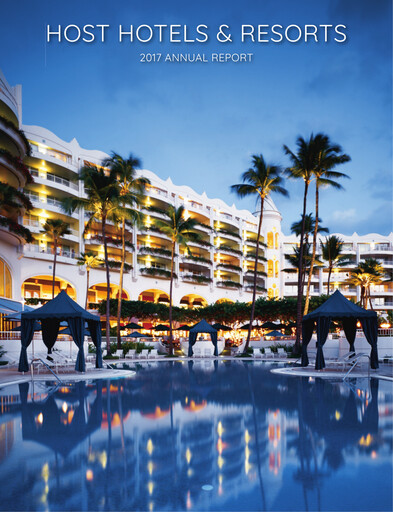 Miniature Host Hotels & Resorts
 Rapport annuel 2017