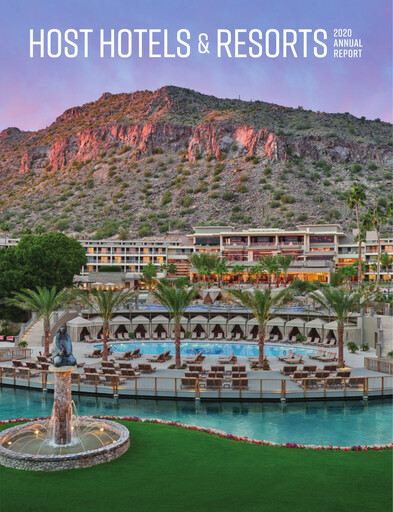 Miniature Host Hotels & Resorts
 Rapport annuel 2020
