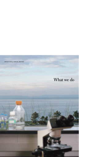 Miniature Amgen Rapport annuel 2003