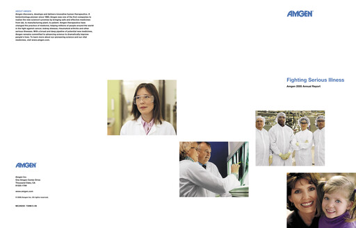 Miniature Amgen Rapport annuel 2005