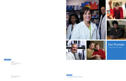 Miniature Amgen Rapport annuel 2006