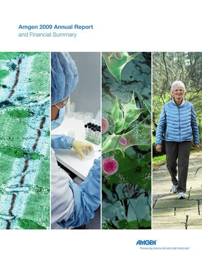 Thumbnail Amgen Annual Report 2009