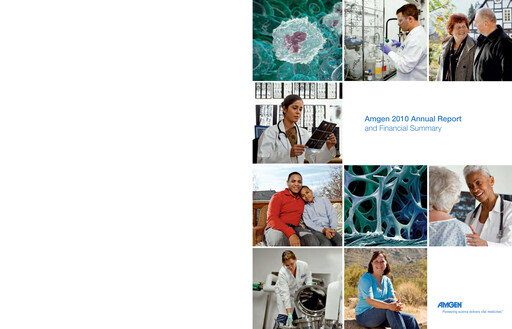 Thumbnail Amgen Annual Report 2010