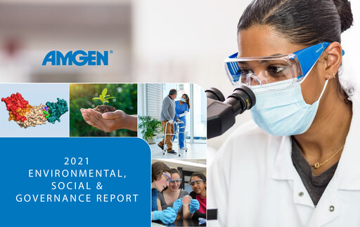 Thumbnail Amgen ESG Report 2021