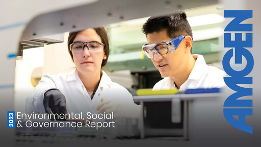 Thumbnail Amgen ESG Report 2023