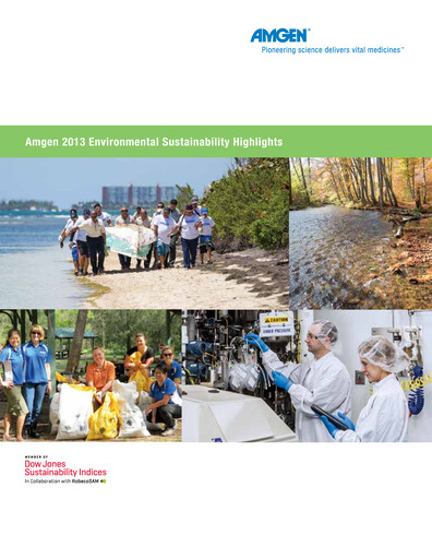 Thumbnail Amgen Sustainability Report 2013