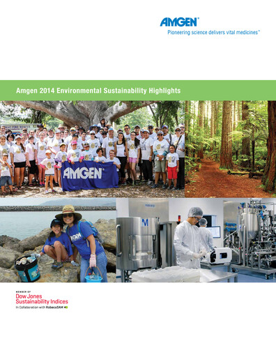 Thumbnail Amgen Sustainability Report 2014