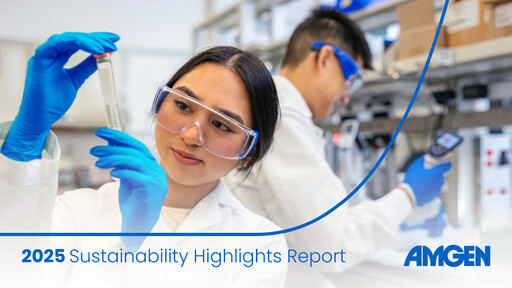 Thumbnail Amgen Sustainability Report 2025