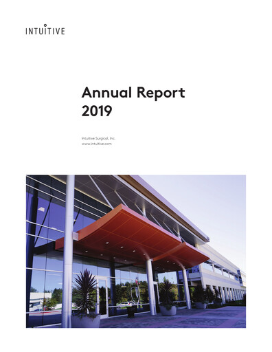 Miniature Intuitive Surgical Rapport annuel 2019