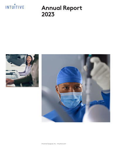 Miniature Intuitive Surgical Rapport annuel 2023