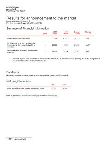 Thumbnail NEXTDC Annual Report fy2017